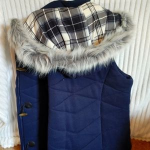 Brand new Maurice's xl flannel button vest